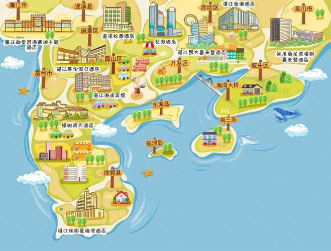 湖南手绘地图旅游的艺术指南